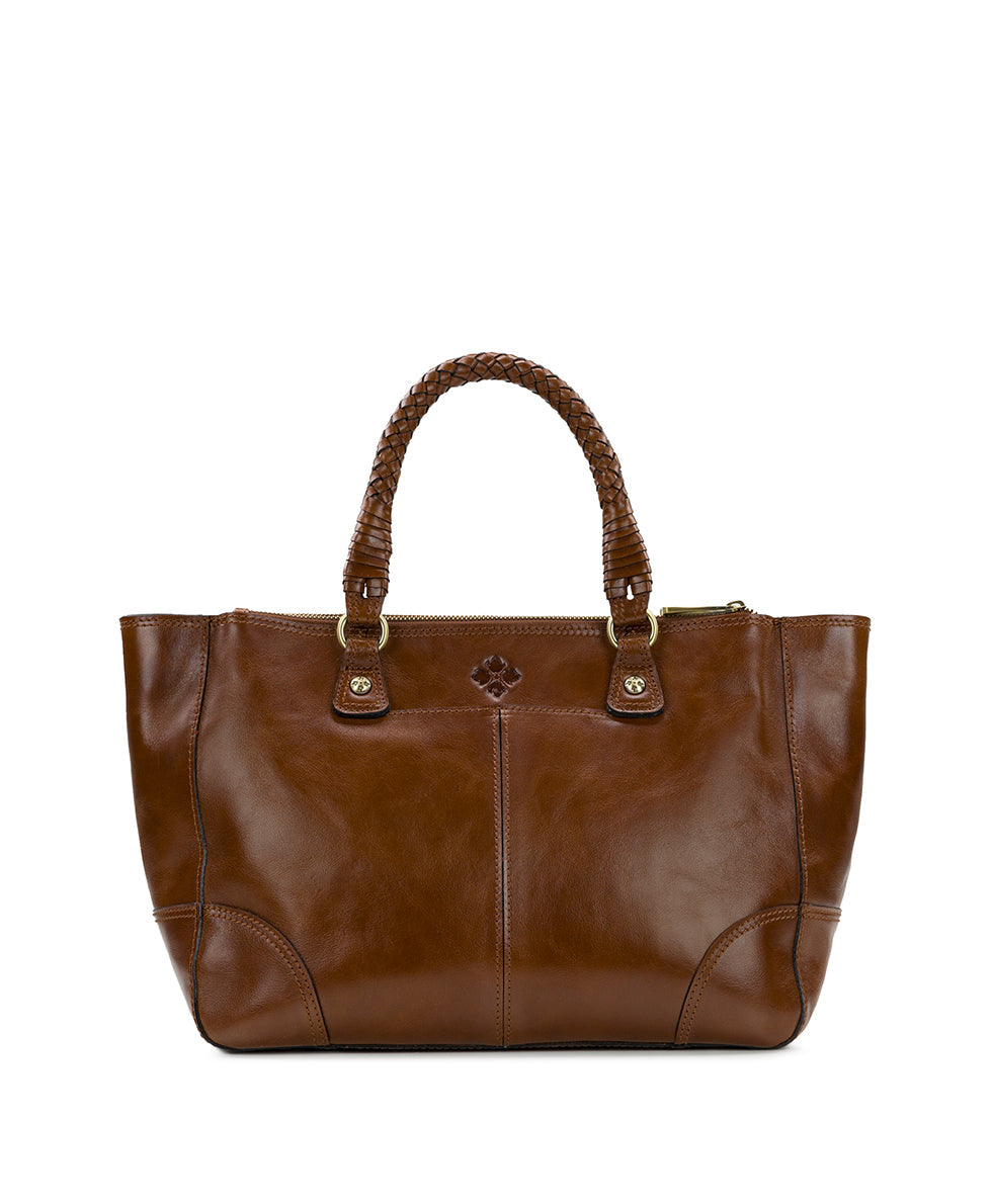 Cortona Tote - Discovery Collection — Vintage Distressed Woven Leather