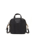 Black Purse Leather Crossbody Bag Medium Size Women's Handbag