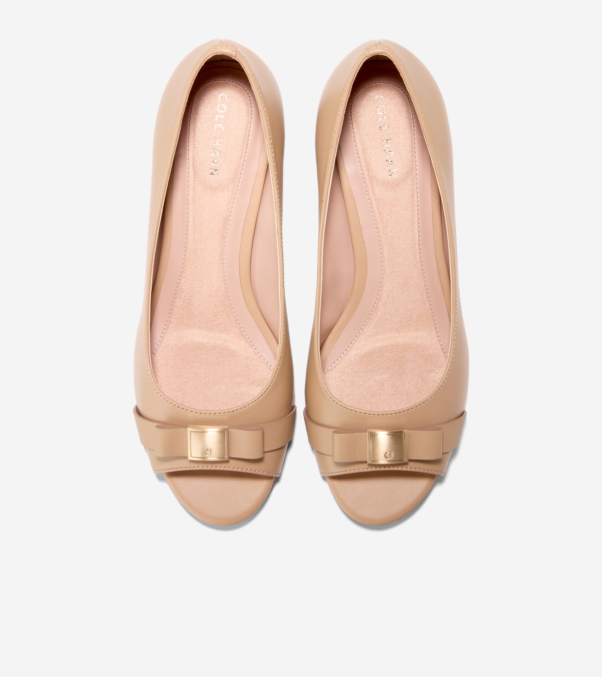 Women's Go-To Malta Peep Toe Bow Wedges