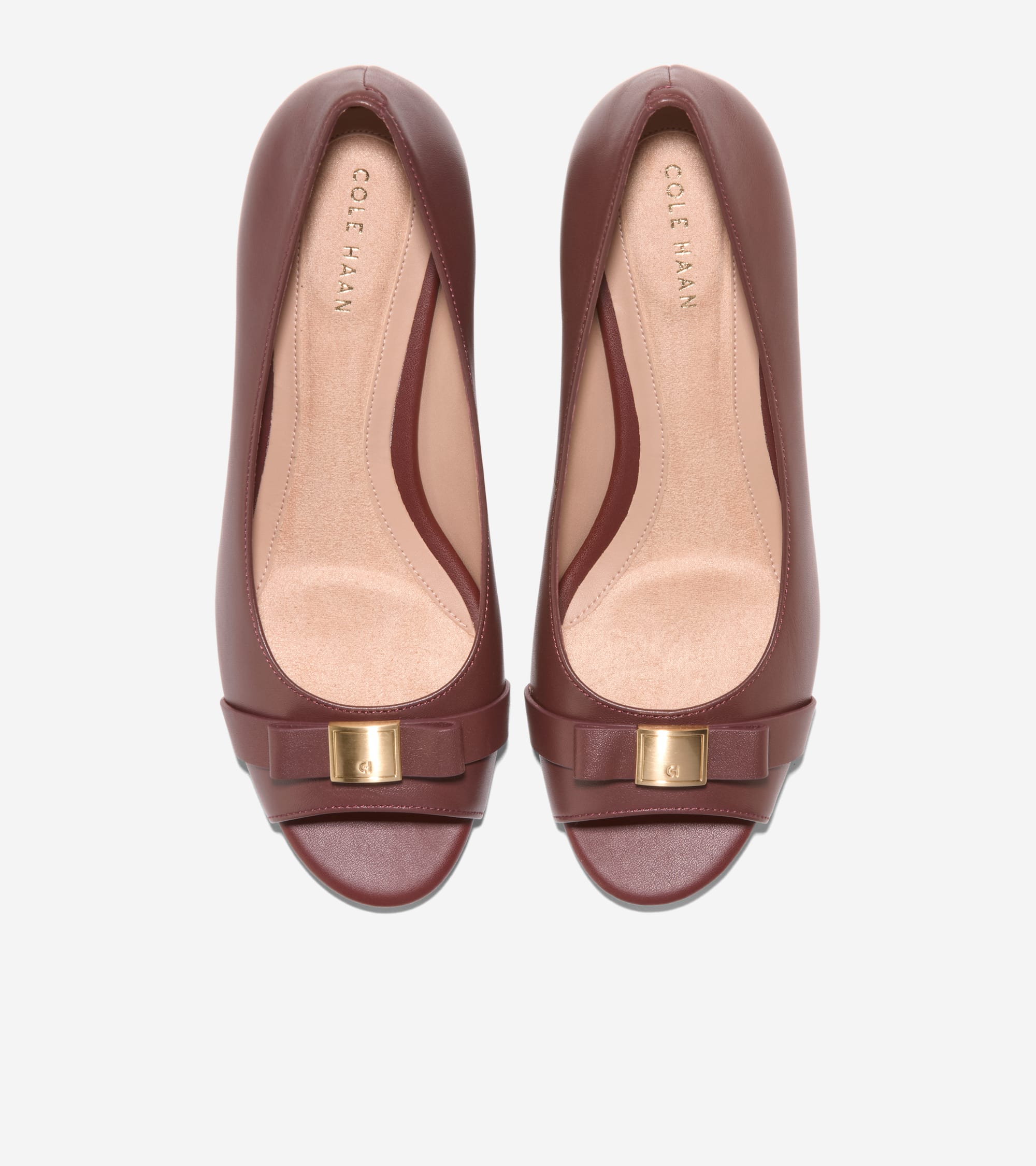 Women's Go-To Malta Peep Toe Bow Wedges