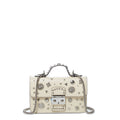 Small Leather Crossbody Bag Studded Purse