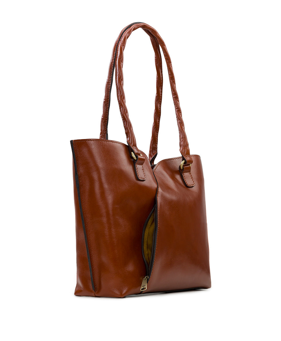 Marion Tote - Vintage Vegetable Tanned Leather