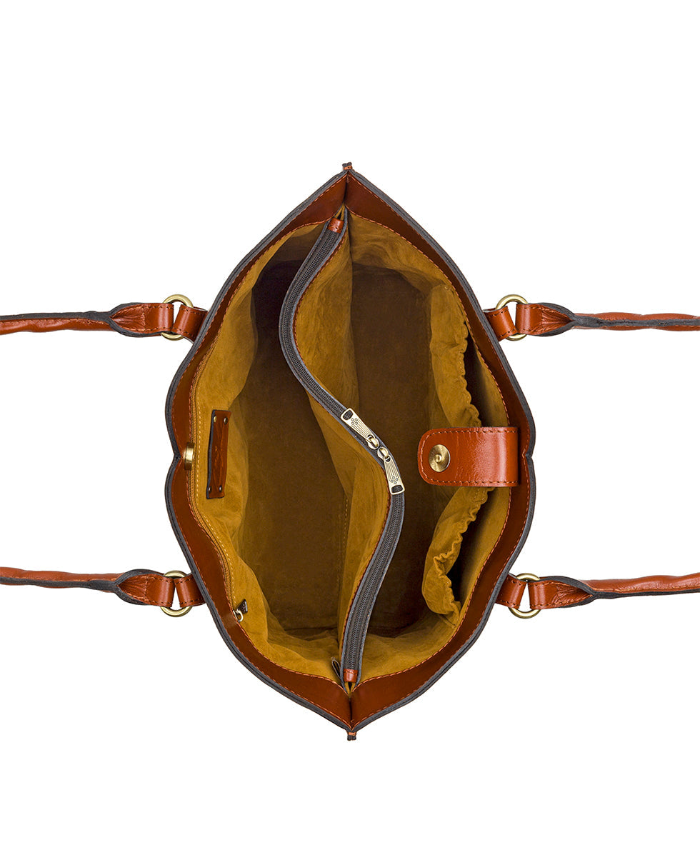Marion Tote - Vintage Vegetable Tanned Leather