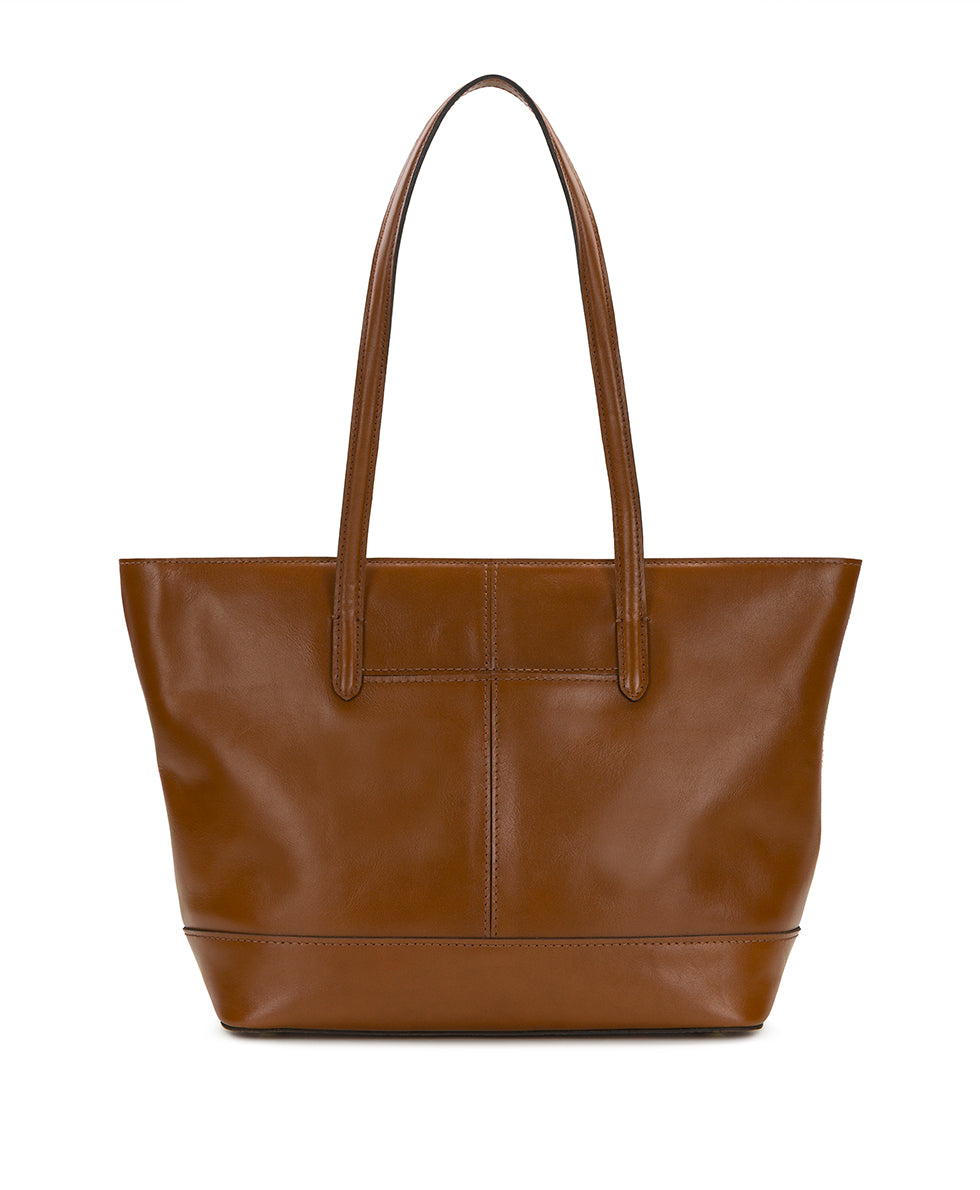 Verzi Tote with Scarf - European Natural Fine Weave