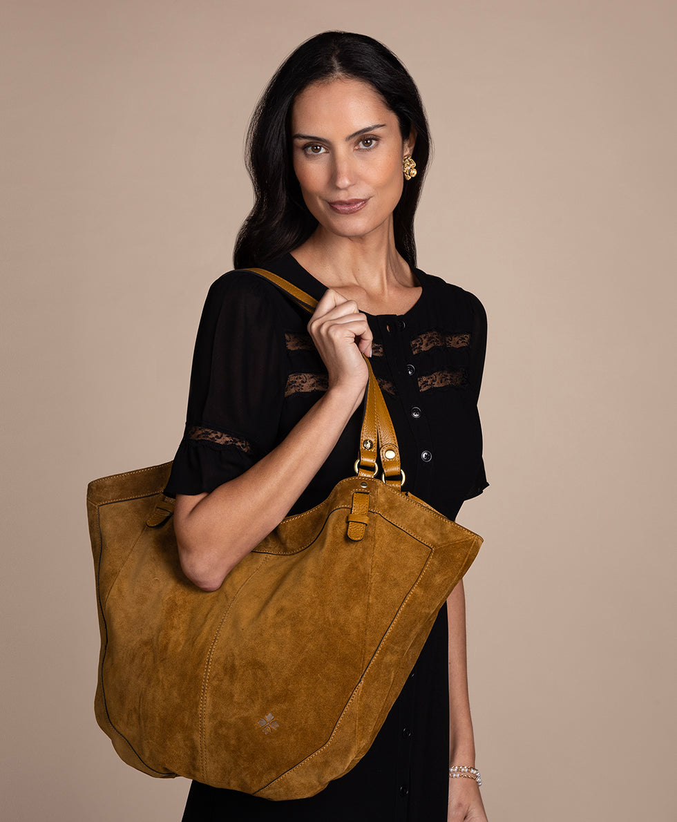 Liliane Tote - Suede Leather