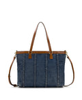 Nadine Tote Satchel - Denim Stonewashed