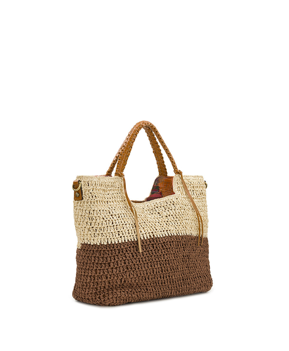 Gabriella Tote with Scarf - Specialty Woven