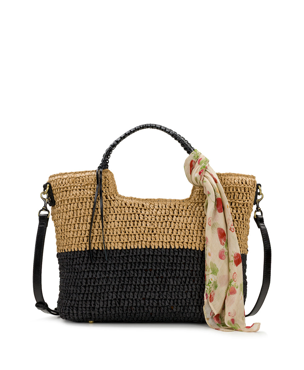 Gabriella Tote with Scarf - Specialty Woven
