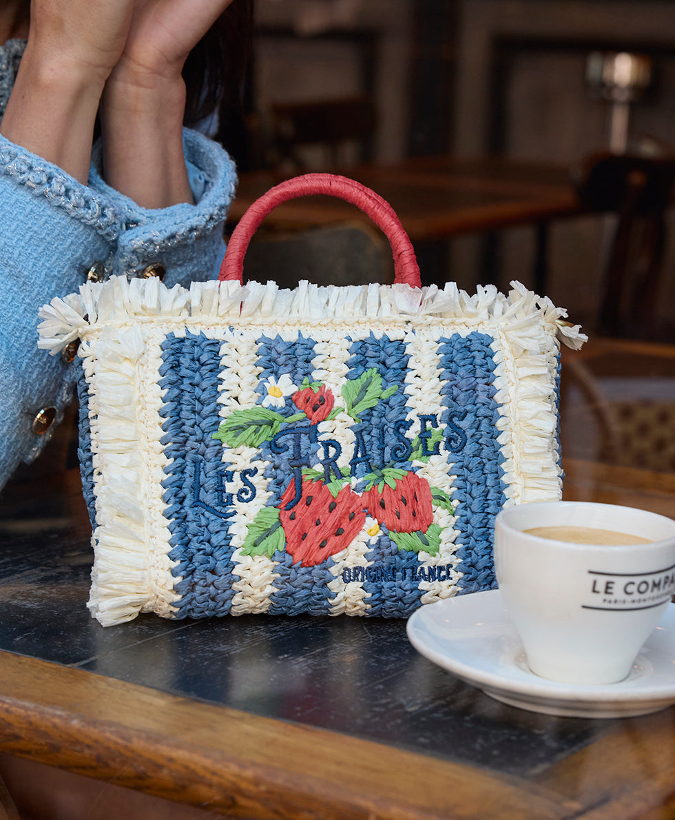 Les Fraises Small Tote - Specialty Woven