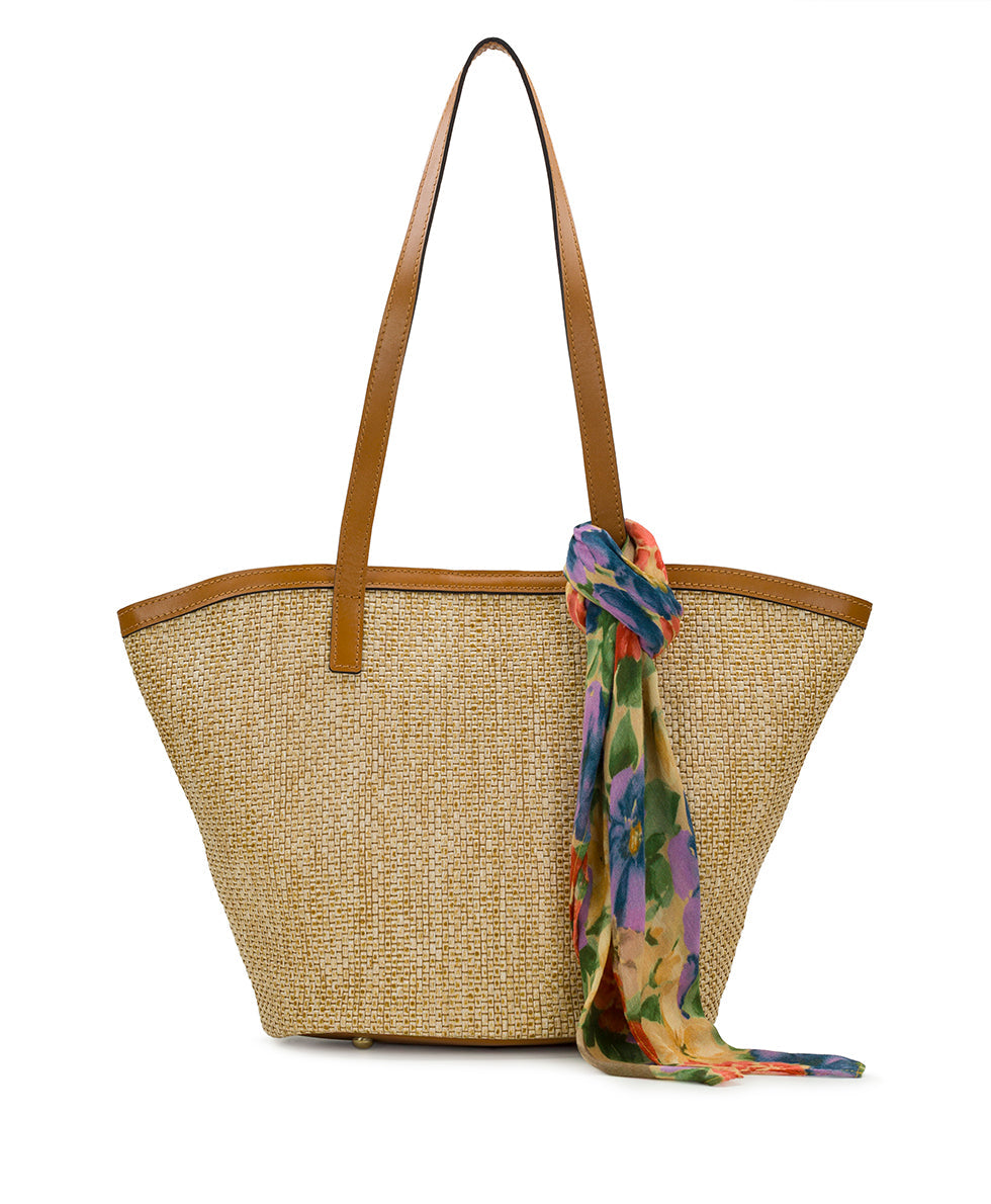 Marconia Tote with Scarf - Burnished Woven