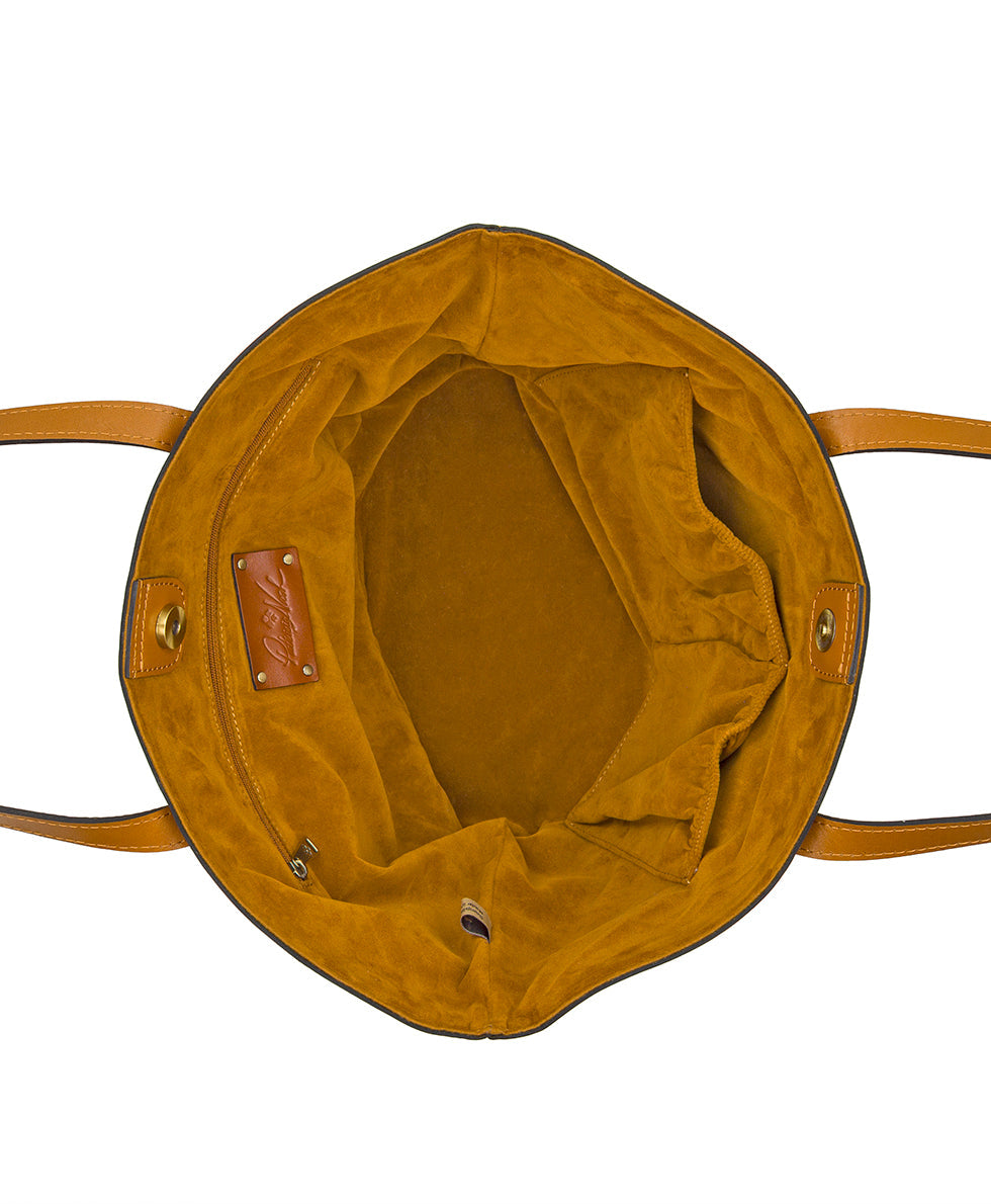 Marconia Tote with Scarf - Burnished Woven