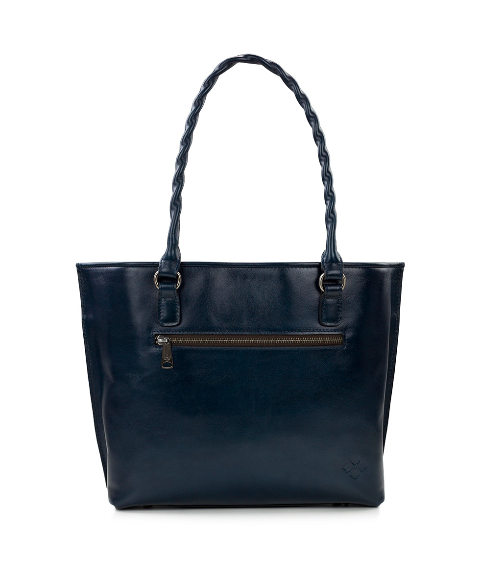 Adeline Tote - Burnished Cutout Tooled
