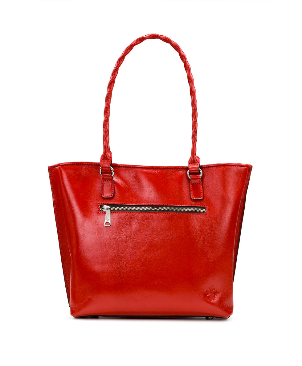 Adeline Tote - Burnished Cutout Tooled