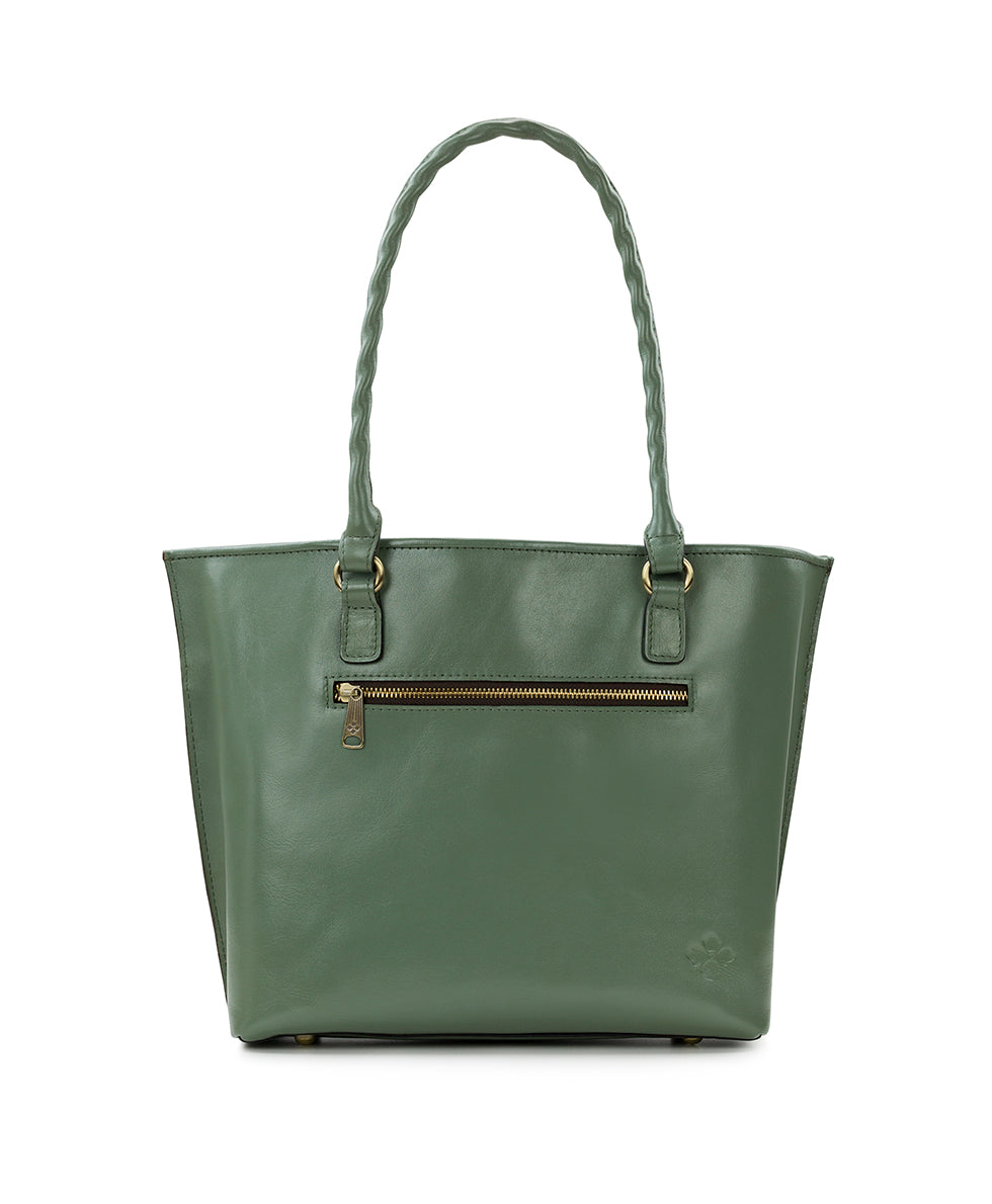 Adeline Tote - Burnished Cutout Tooled