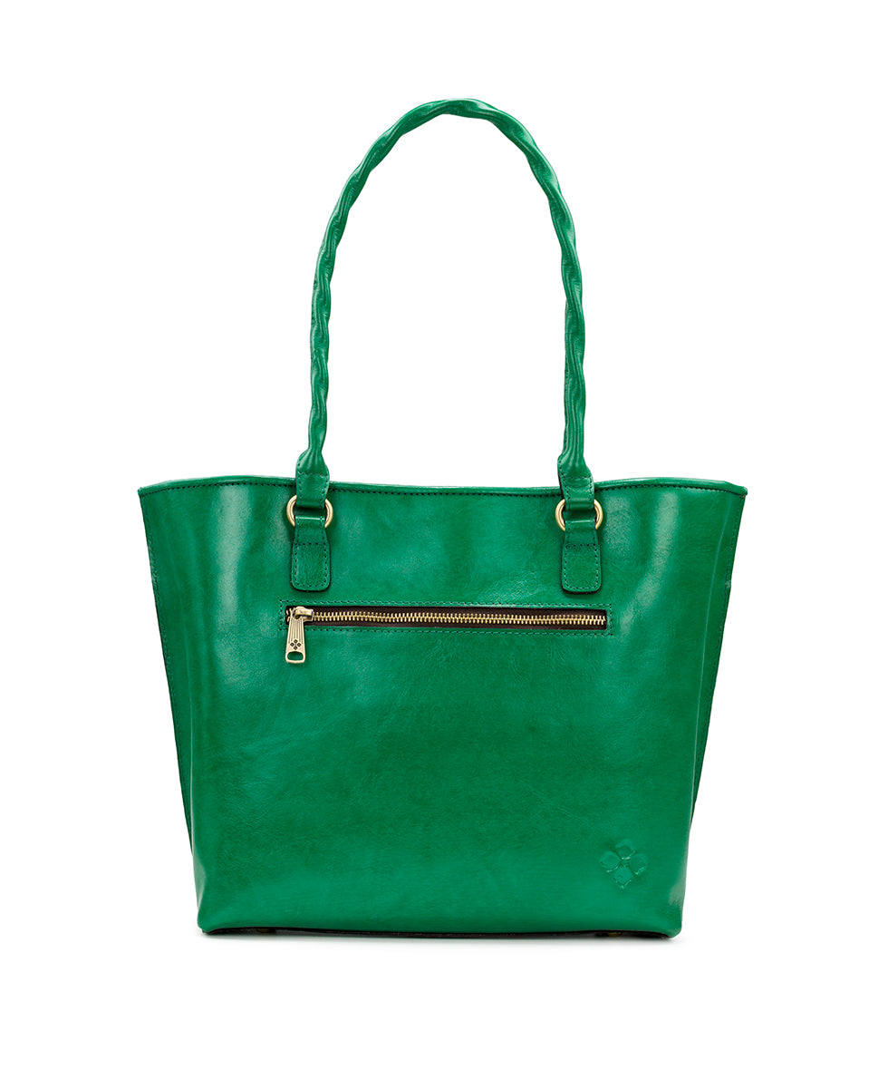 Adeline Tote - Burnished Cutout Tooled