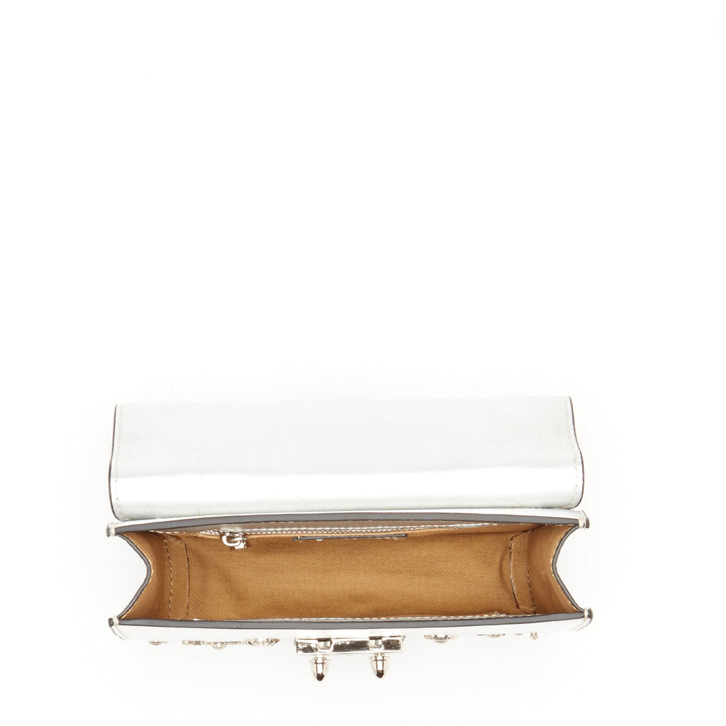 White Purse Small Leather Crossbody Bag