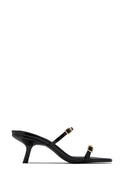 Disna Mid Heel Mules - Black