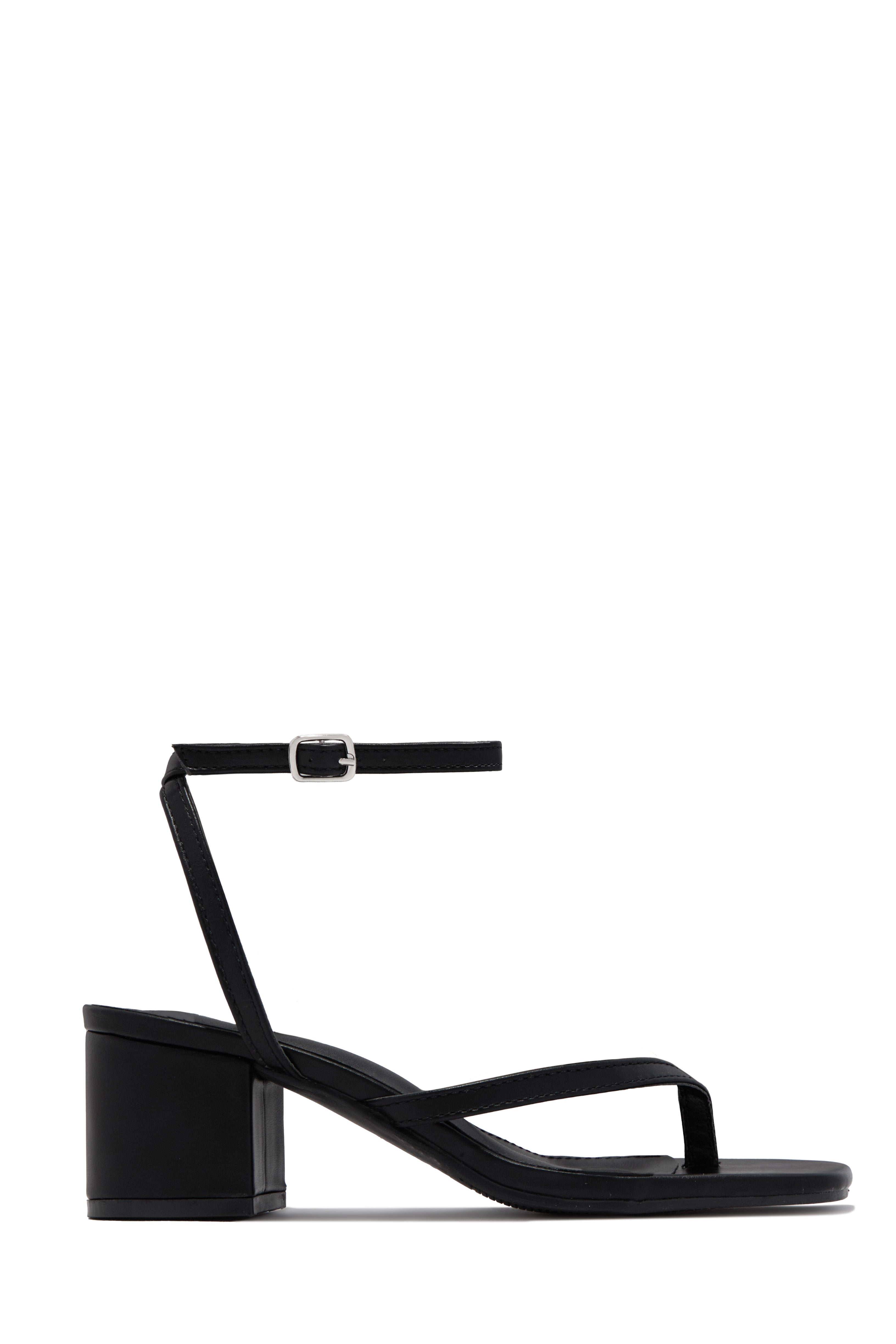 Letty Chunky Mid Heels - Black