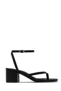Letty Chunky Mid Heels - Black