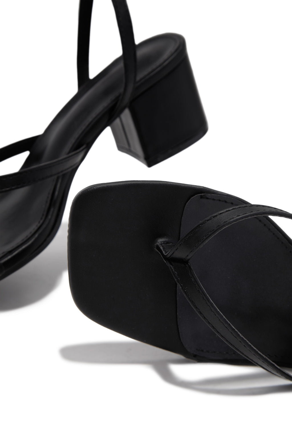 Letty Chunky Mid Heels - Black