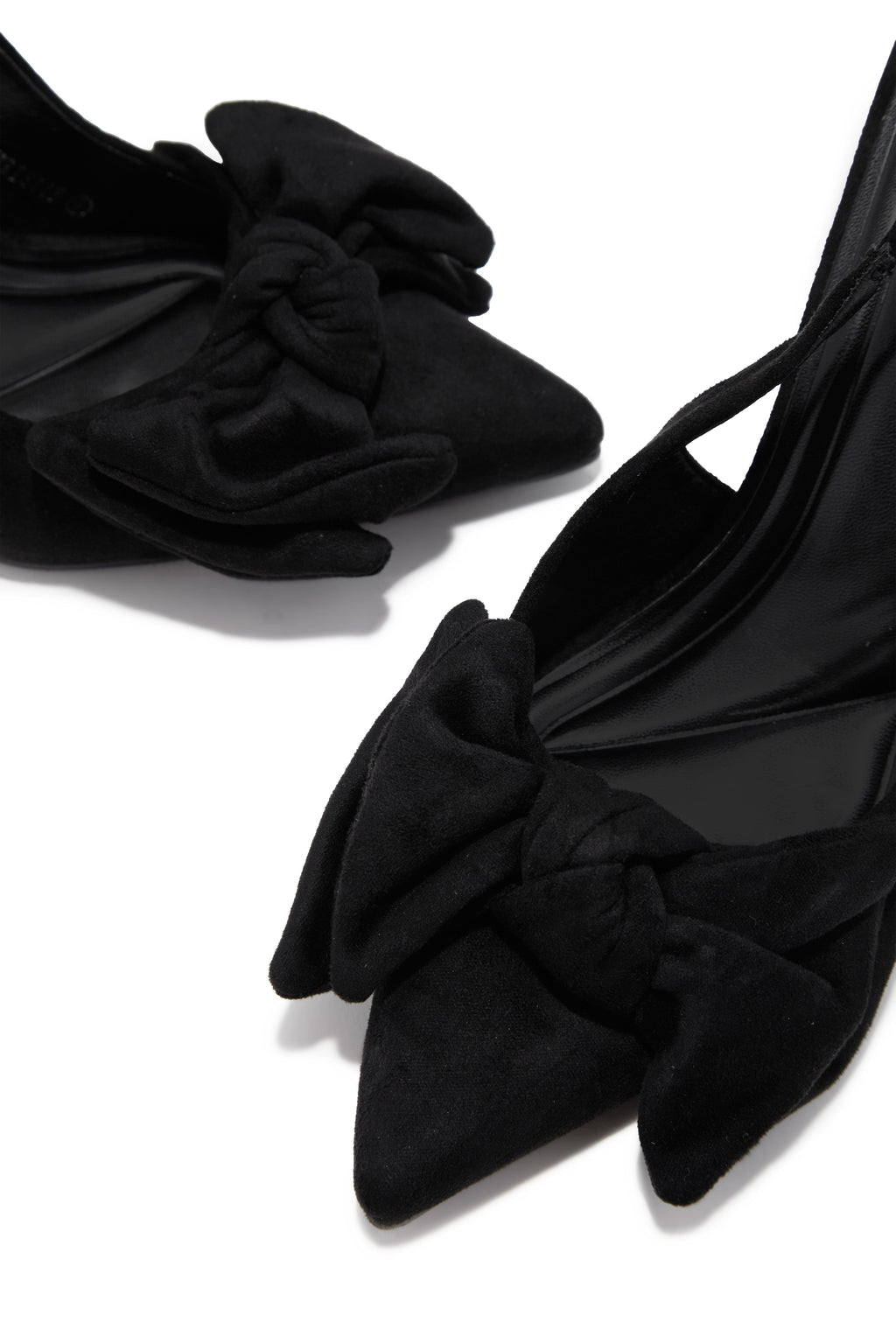 Kirstie Bow Slingback Pumps - Black