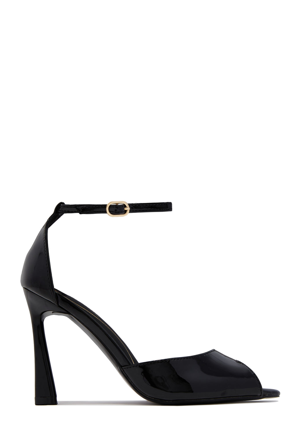 Monika Mary Jane Strap Heels - Black